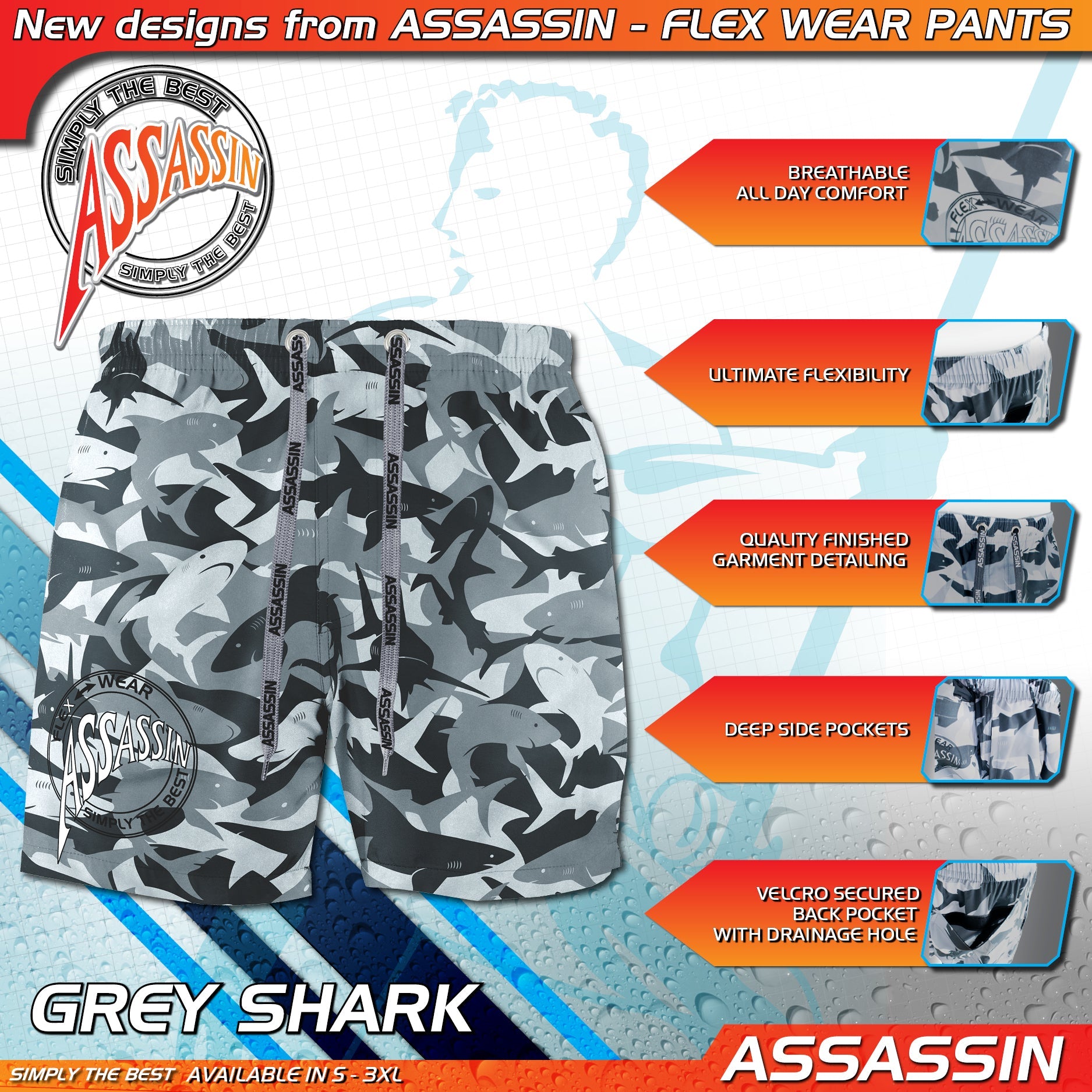 Assassin Board Shorts (New 2025)