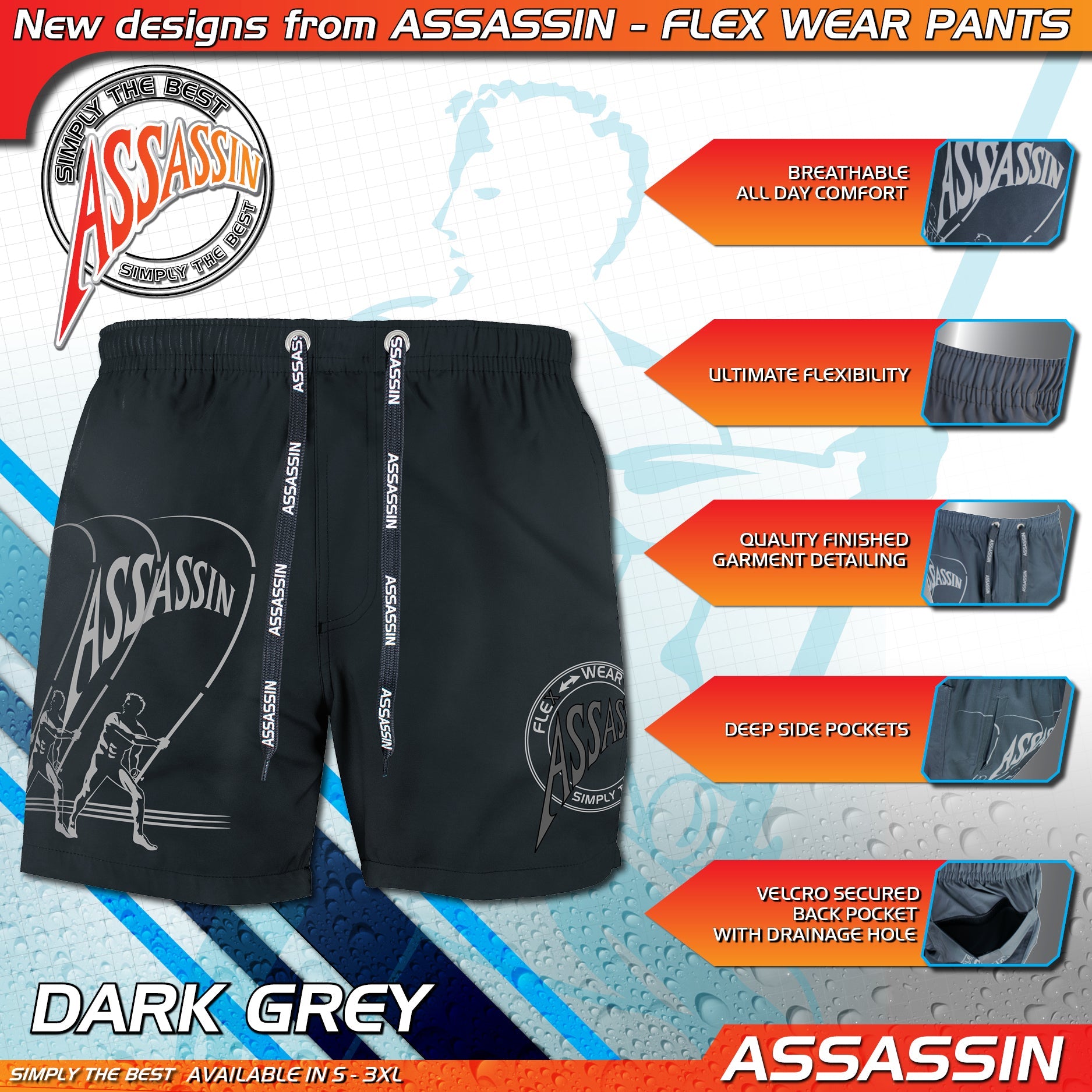 Assassin Board Shorts (New 2025)