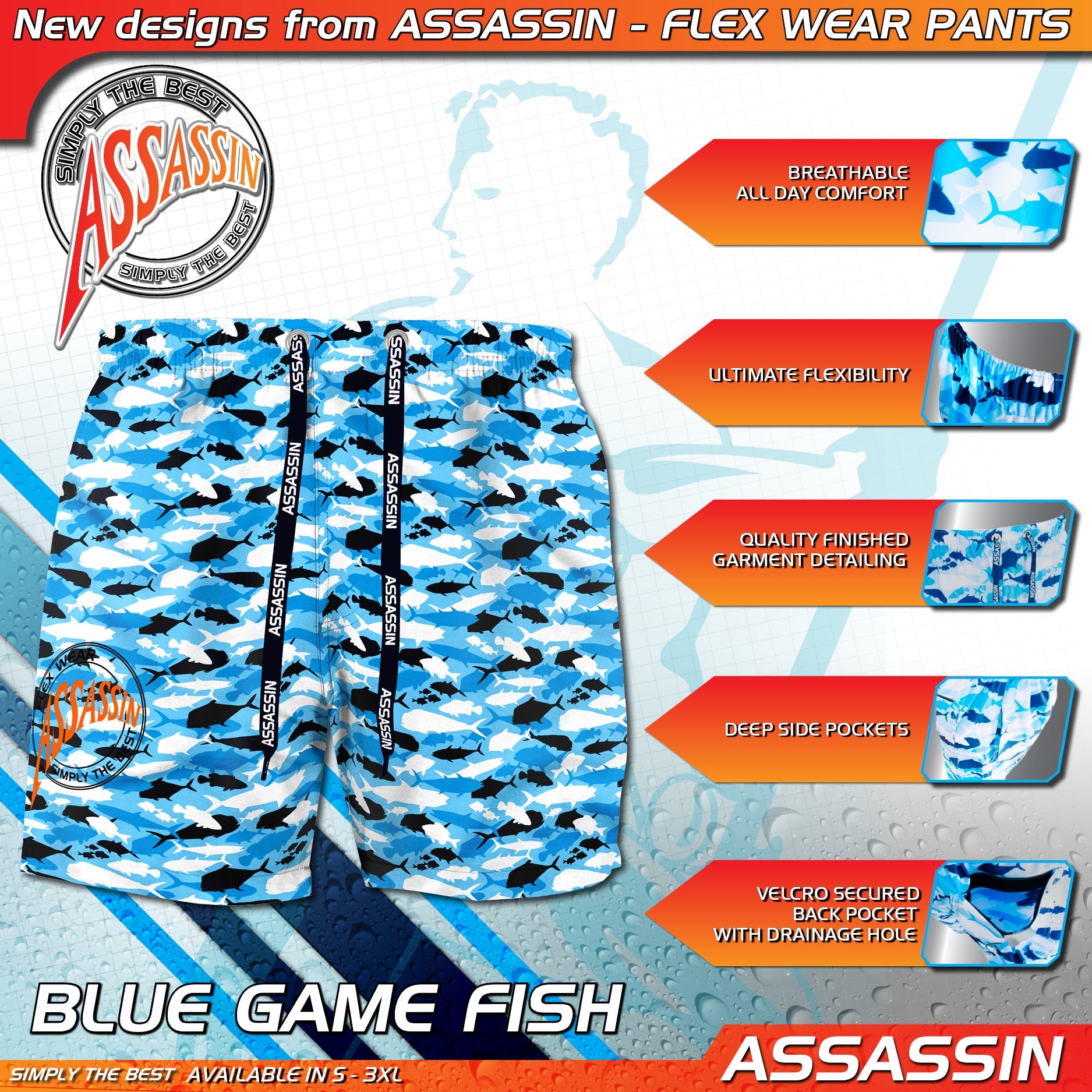 Assassin Board Shorts (New 2025)
