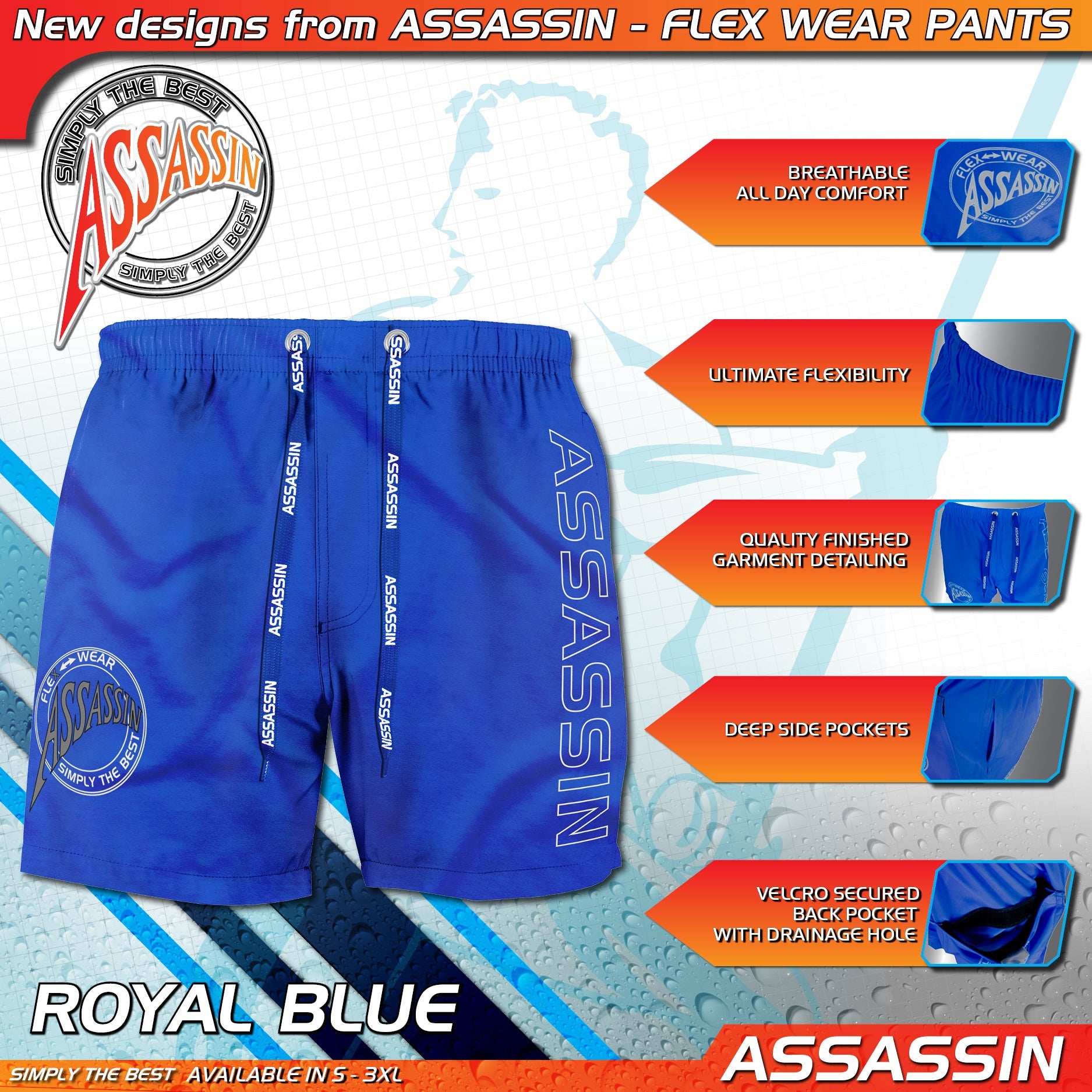 Assassin Board Shorts (New 2025)