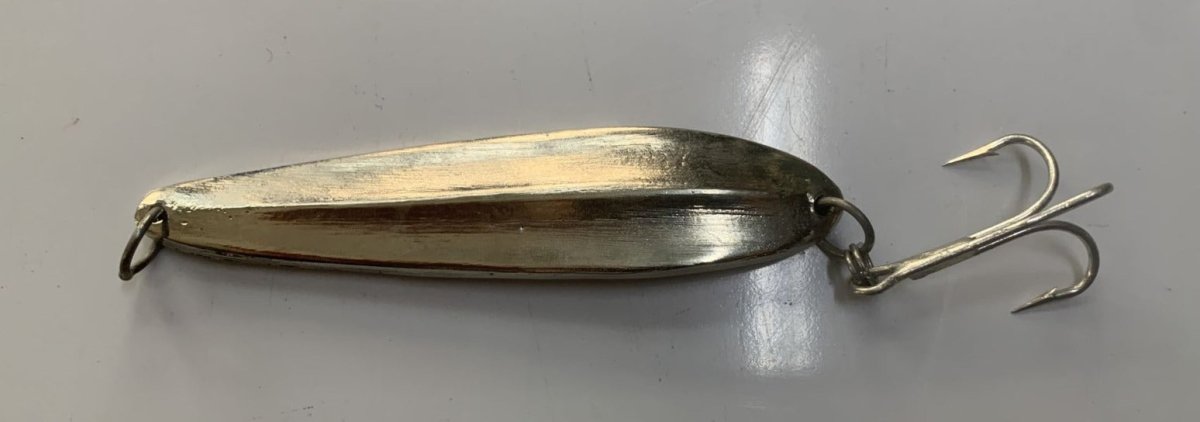 Fishing Buddy 110g V Back S Chrome Spoon