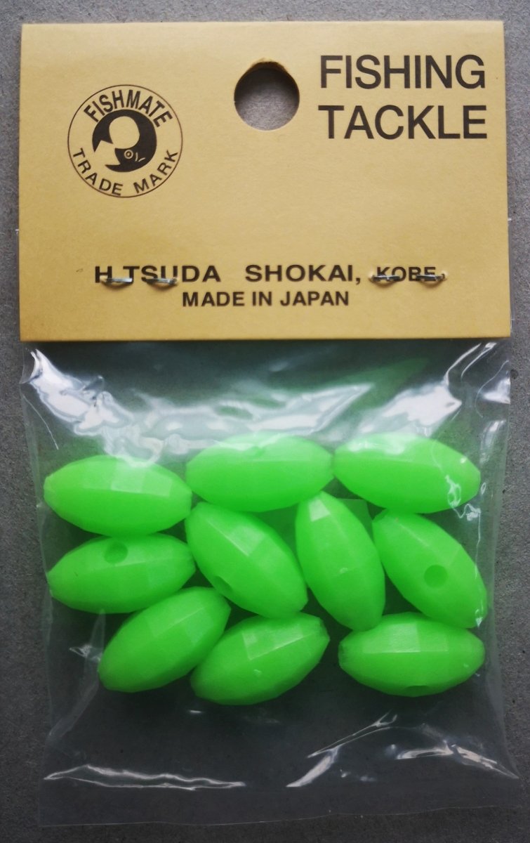Fishmate Hard Luminous Beads Green