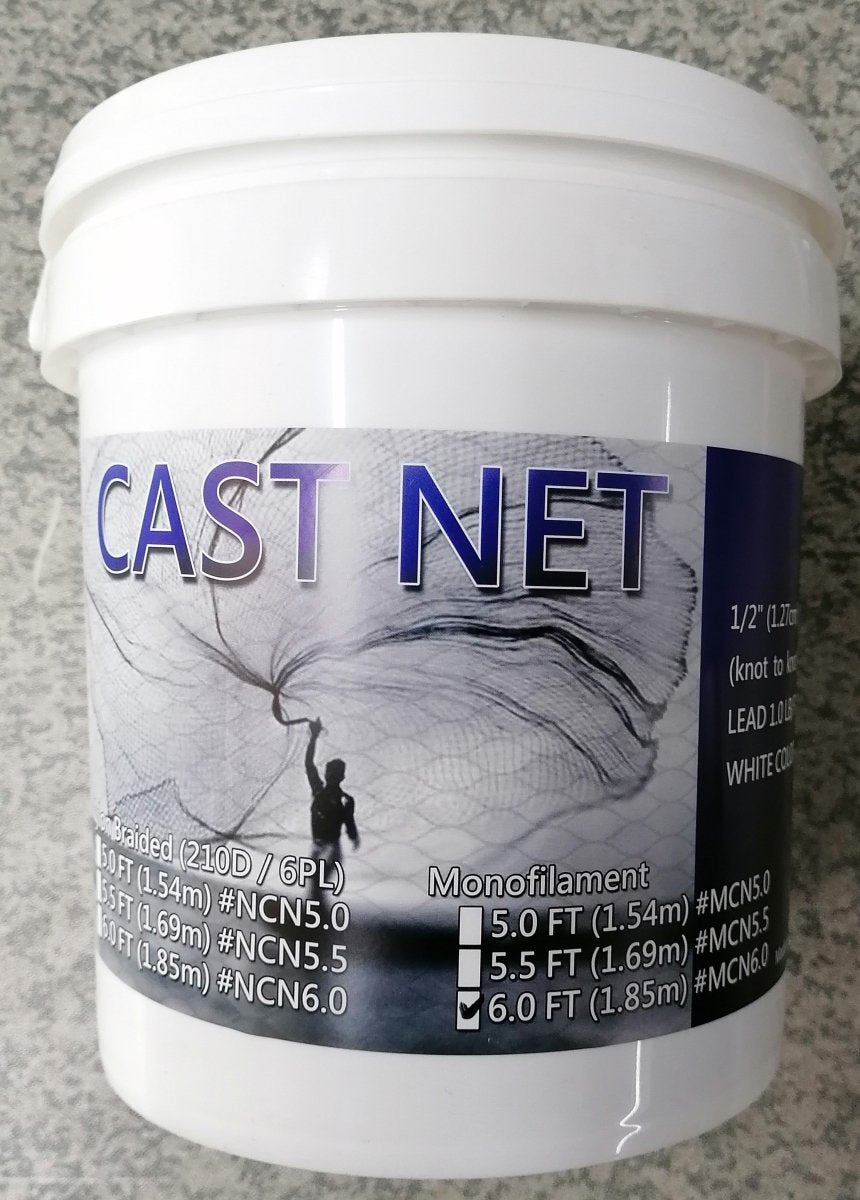 Kingfisher 6' Monofilament Cast Net