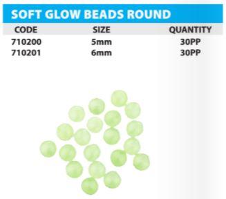 Linx Soft Glow Beads Round (White Glow)