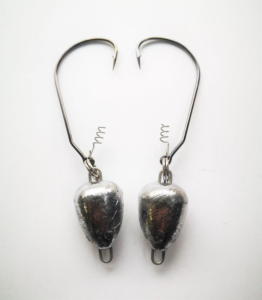 Mad Mullet Weedless Jig Heads (2 per pack)