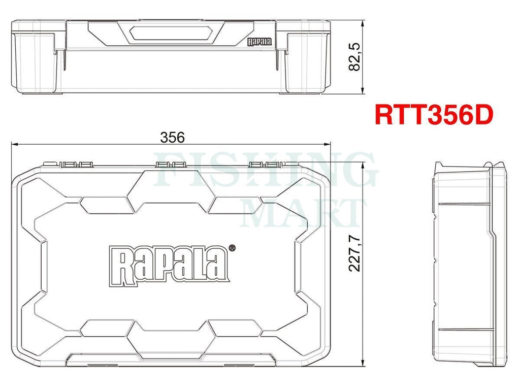Rapala Tackle Tray Deep 356D