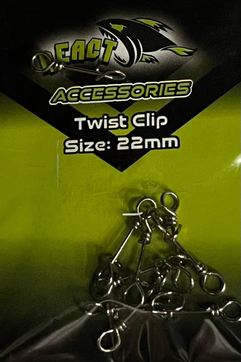 React Accessories twist Clip 10pc