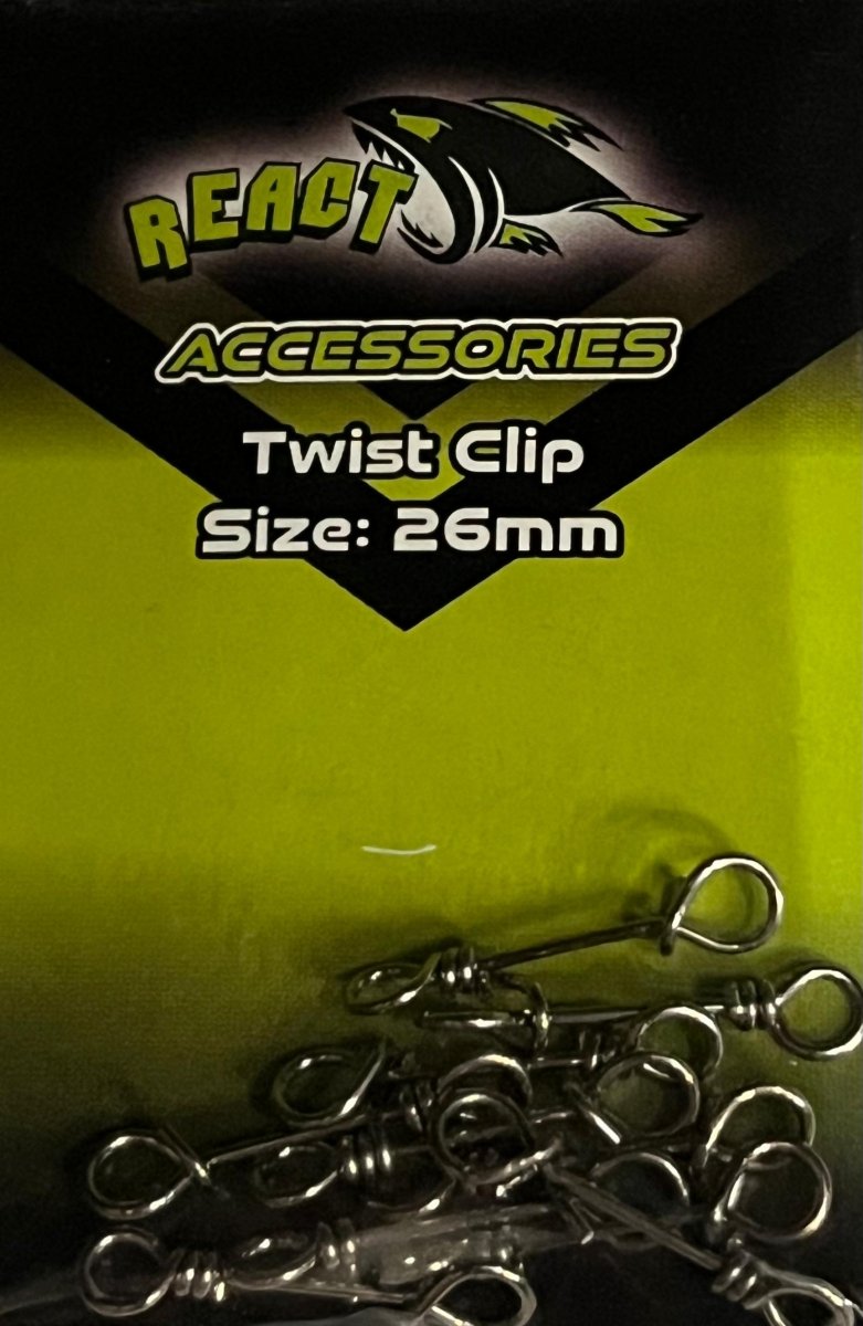 React Accessories twist Clip 10pc