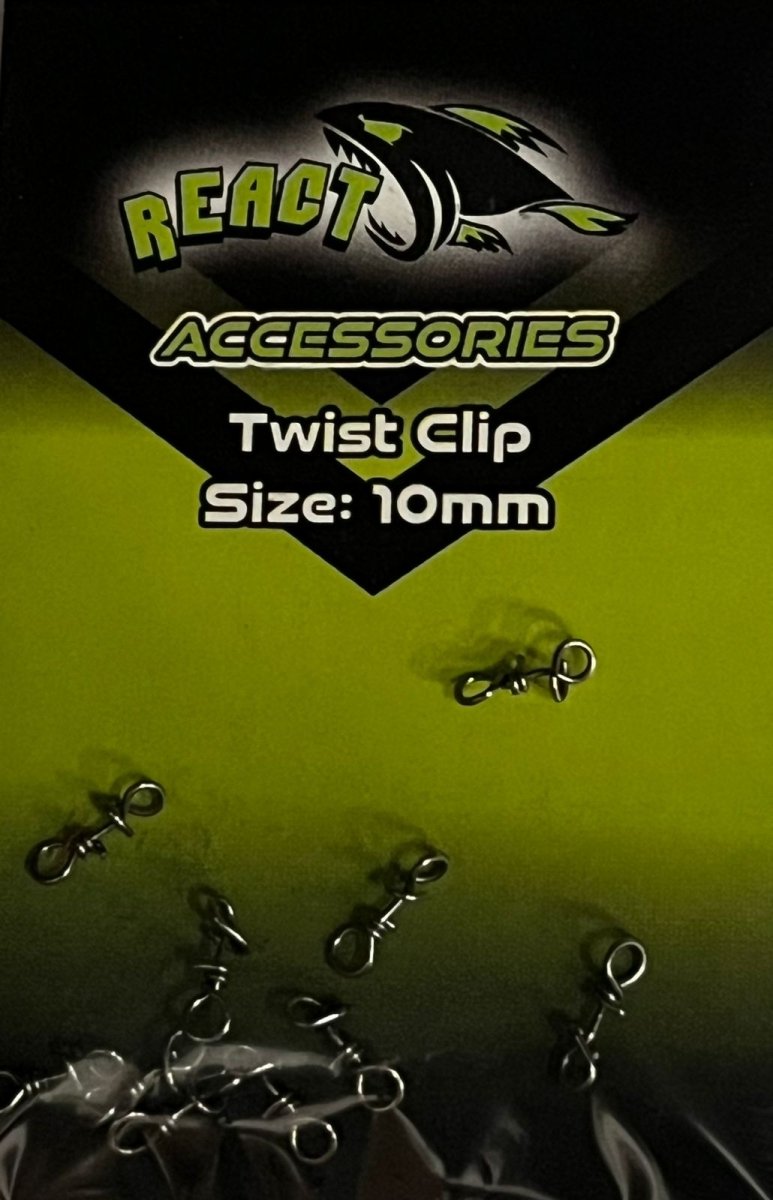 React Accessories twist Clip 10pc