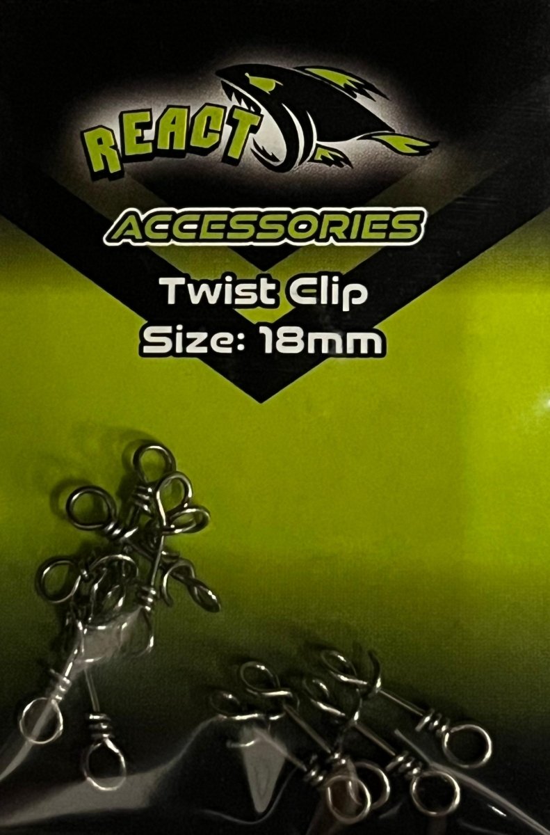 React Accessories twist Clip 10pc
