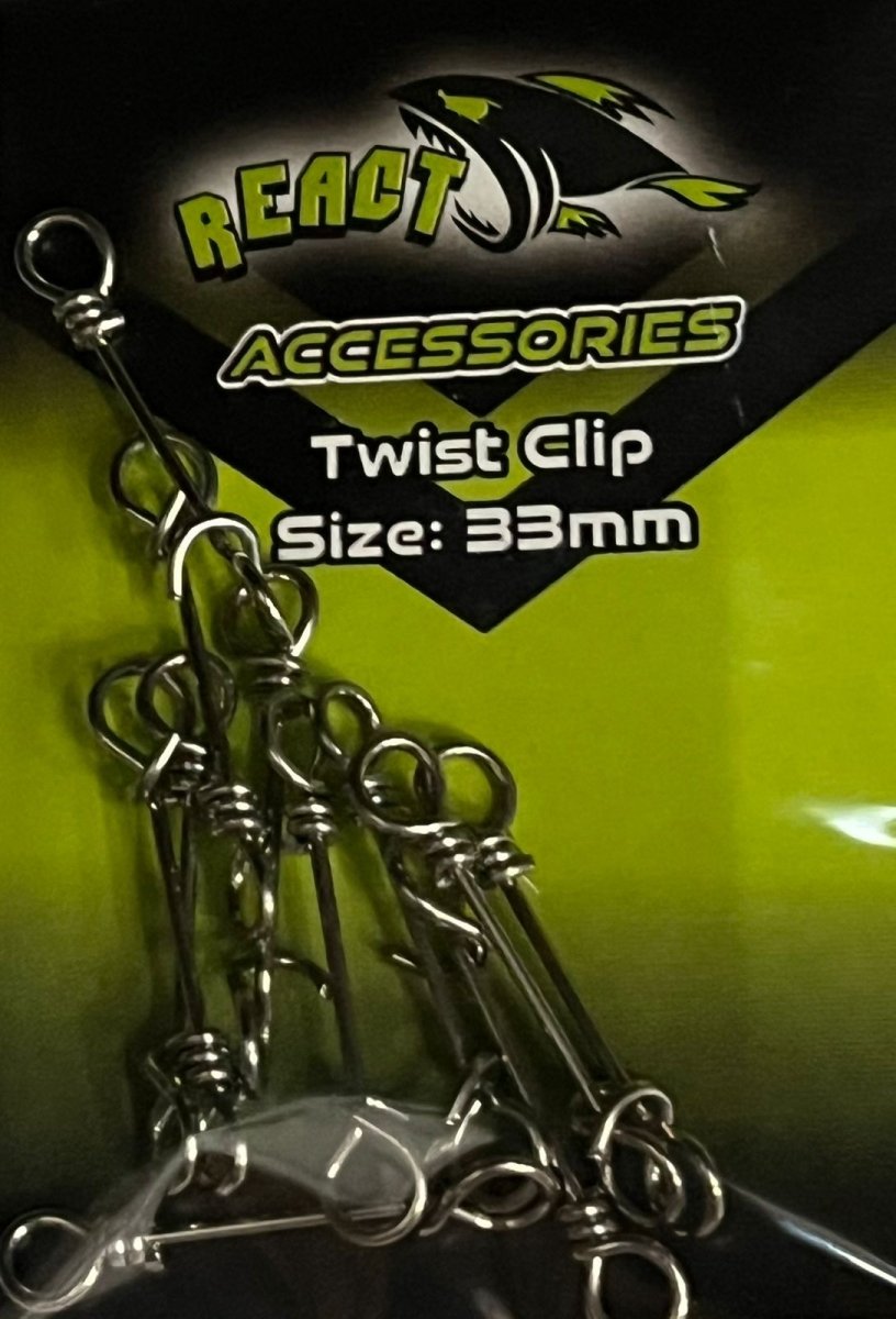 React Accessories twist Clip 10pc
